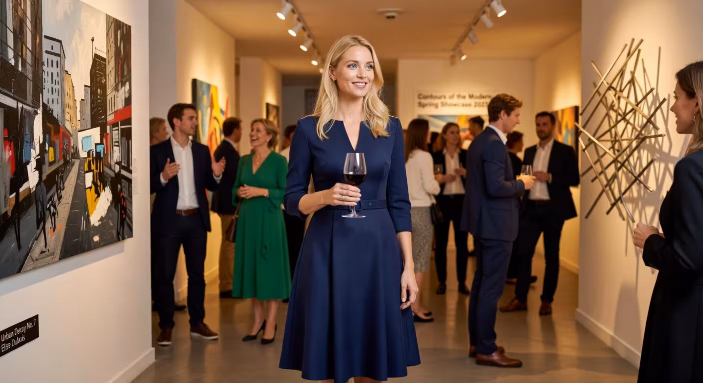 Sugar baby netwerken tijdens galerij opening in Antwerpen Zuid