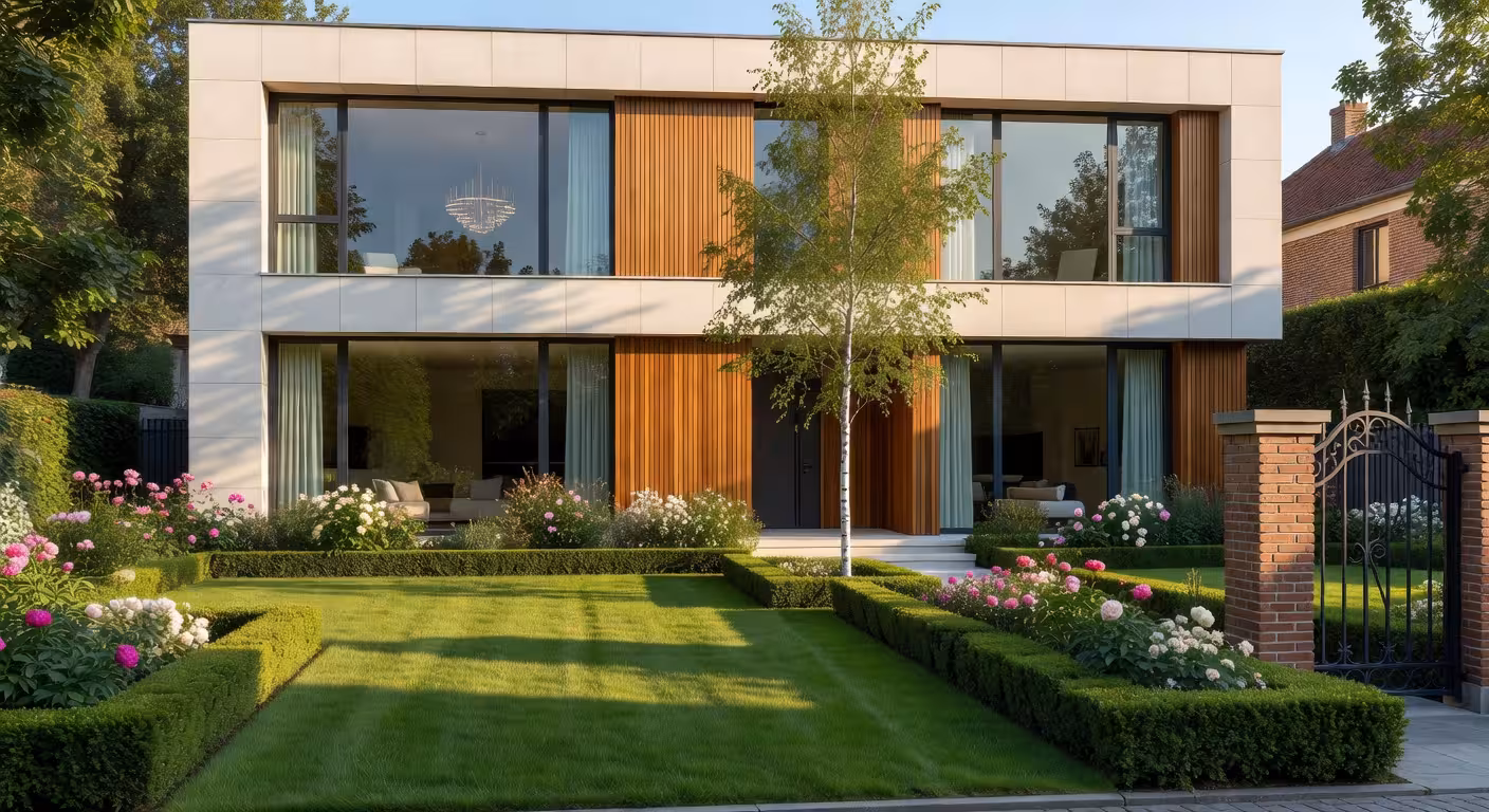 Moderne villa in Woluwe met verzorgde tuin